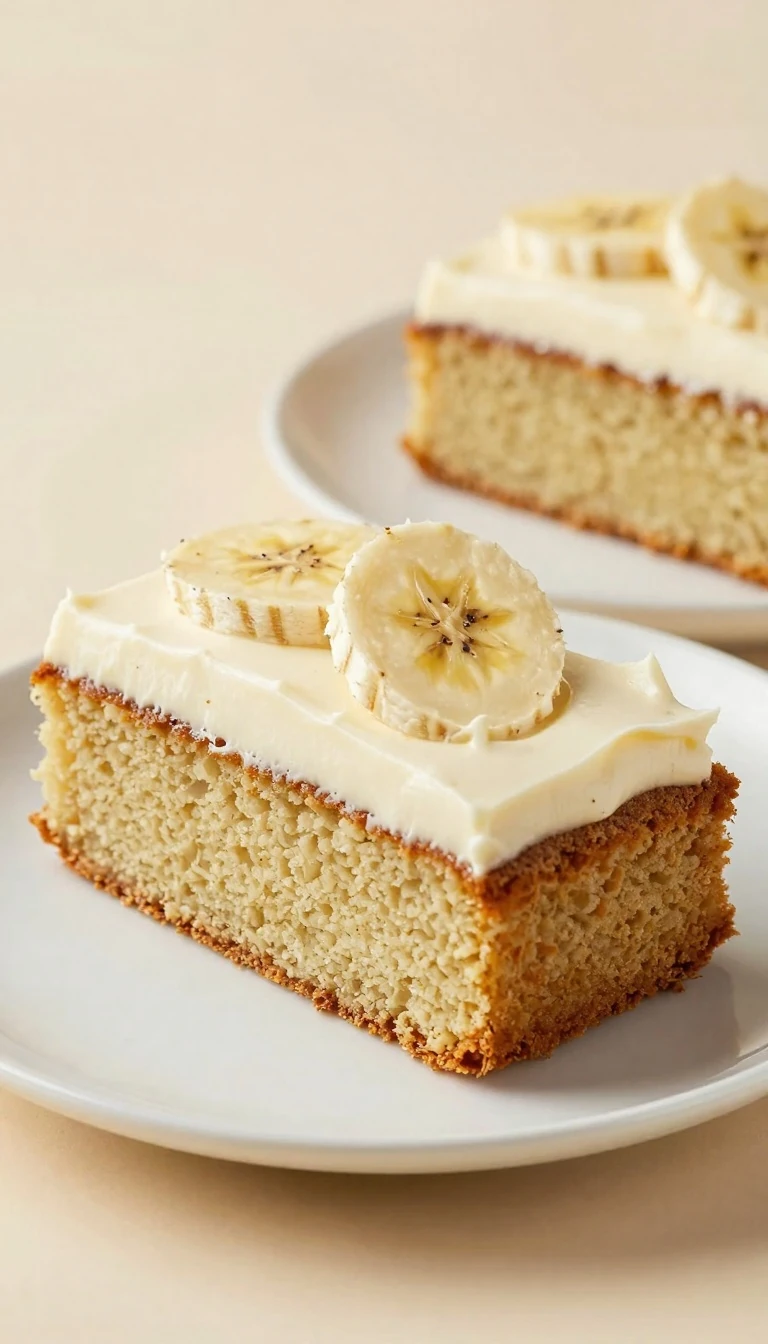 Best Banana Cake Recipe with Cream Cheese Frosting