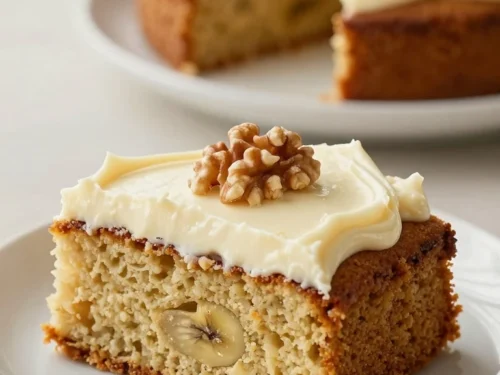 Moist Banana Cake Recipe with Cream Cheese Frosting