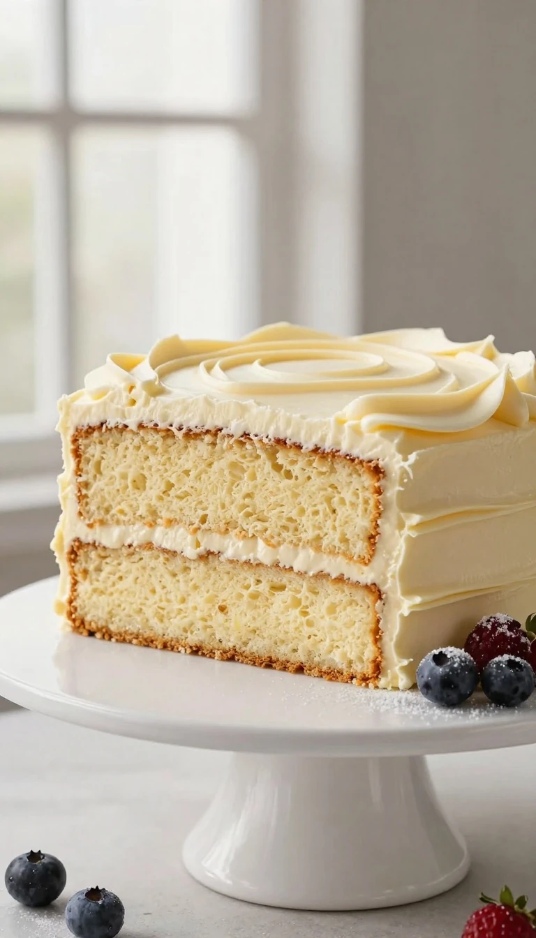 Basic Cake Recipe: Easy Two-Layer Vanilla Butter Cake