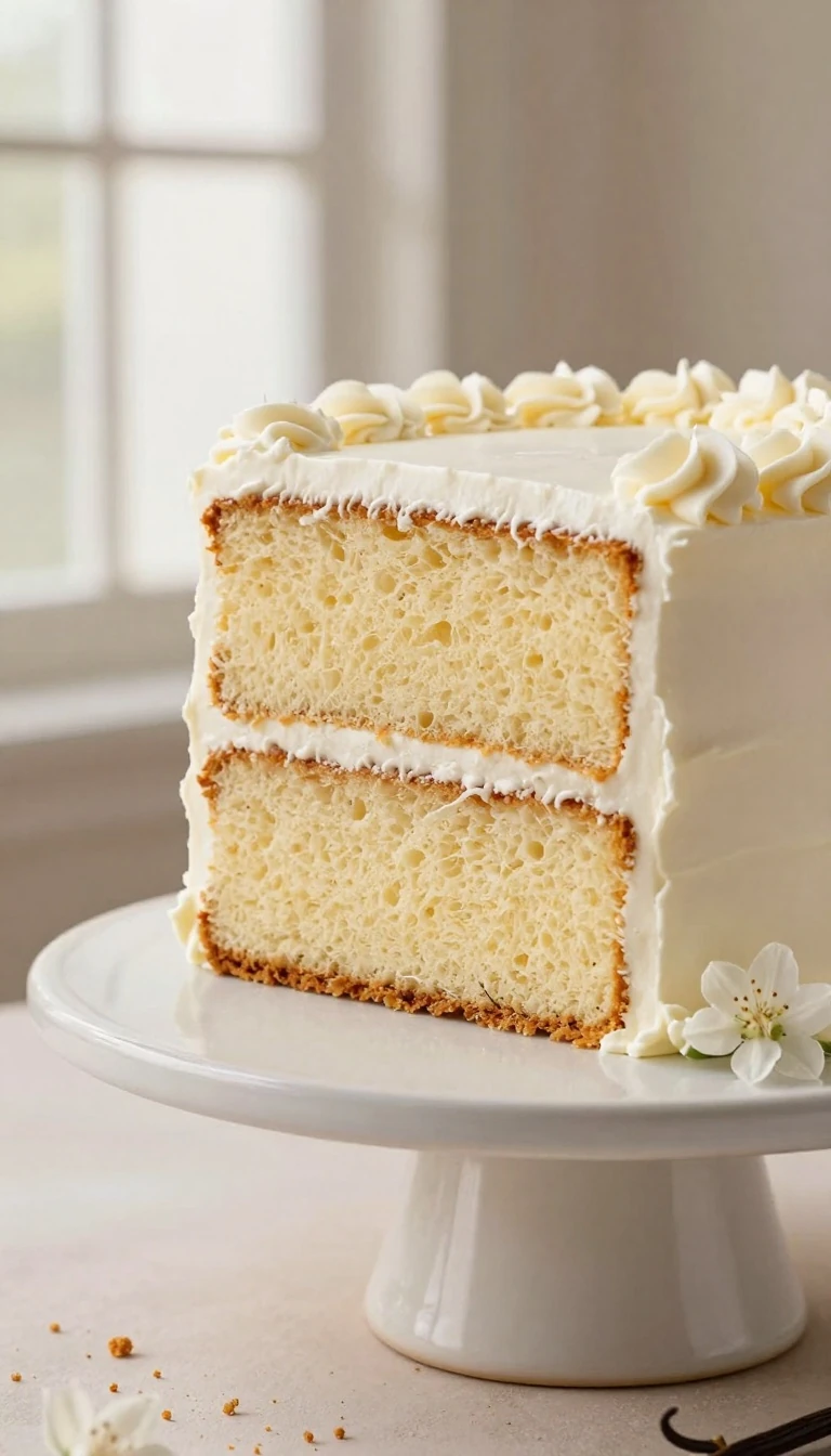 Basic Vanilla Cake Recipe: Easy, Light, and Perfectly Buttery