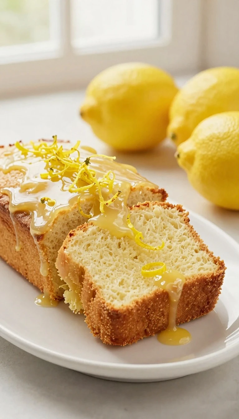 Bright Lemon Loaf Recipe with Fresh Lemon Glaze