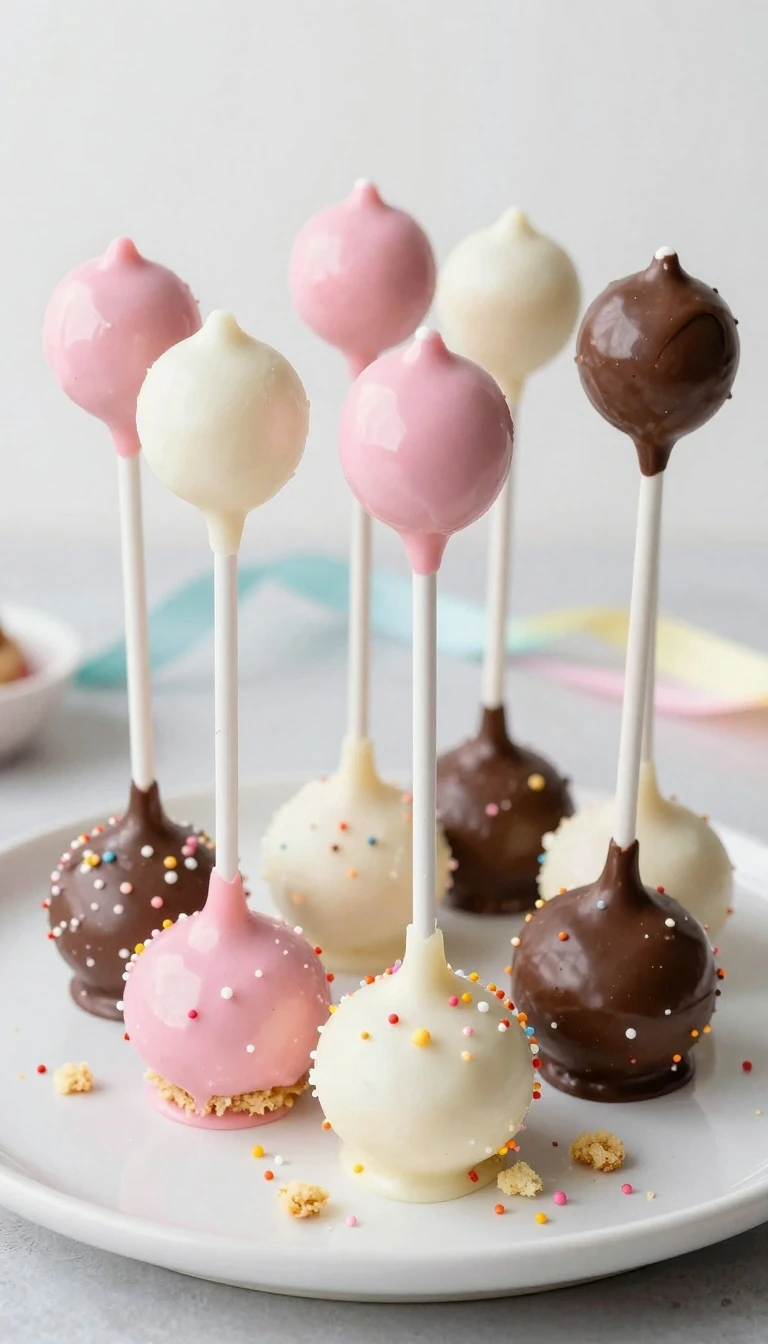 Easy Cake Pops Recipe: Soft, Chocolate-Dipped Treats for Any Occasion