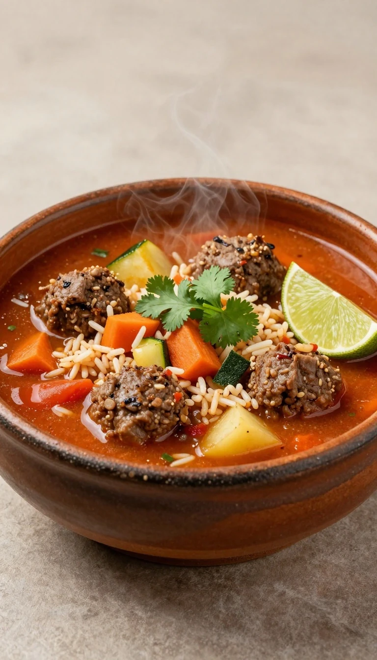 Caldo de Albondigas Recipe: Mexican Meatball Soup with Vegetables