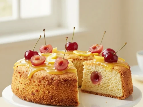 Easy Cherry Cake Recipe: A Classic British Bake with Glacé Cherries