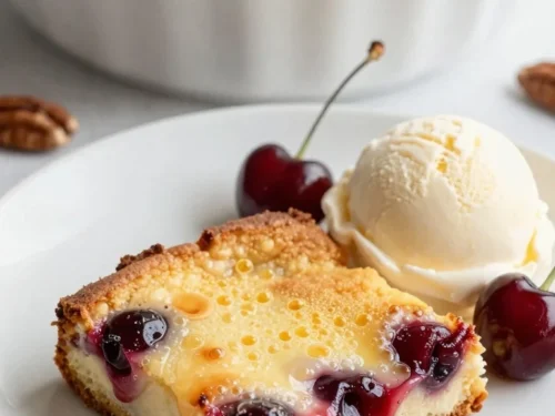 Easy Cherry Dump Cake Recipe with Yellow Cake Mix