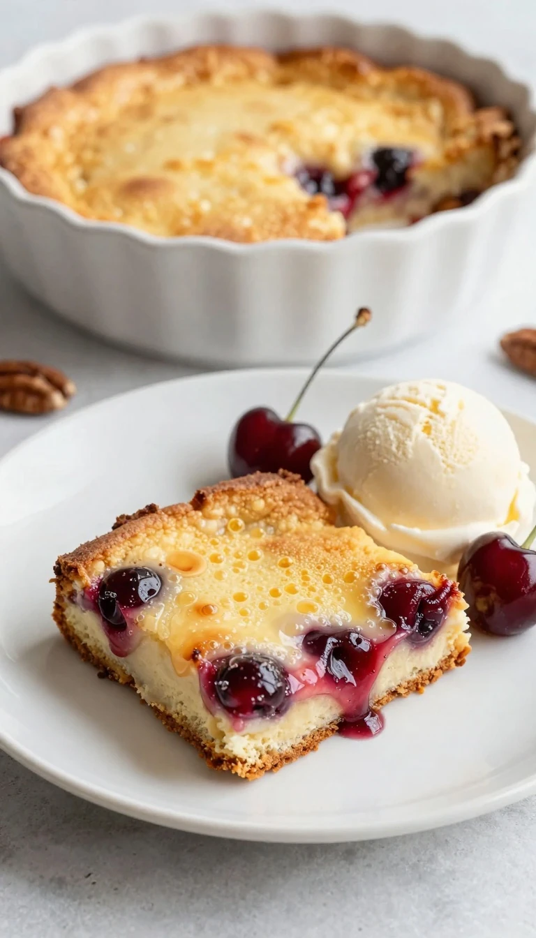 Easy Cherry Dump Cake Recipe with Yellow Cake Mix