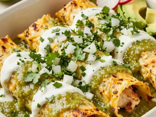 Easy Chicken Enchiladas Verdes Recipe with Salsa Verde