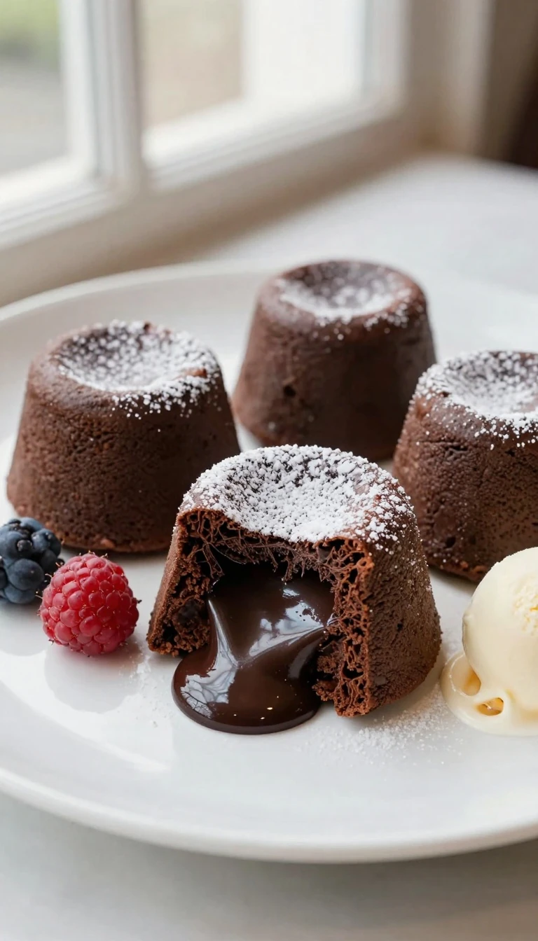Easy Choco Lava Cake Recipe with a Gooey Molten Center