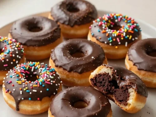 Classic Chocolate Cake Donut Recipe with Silky Glaze