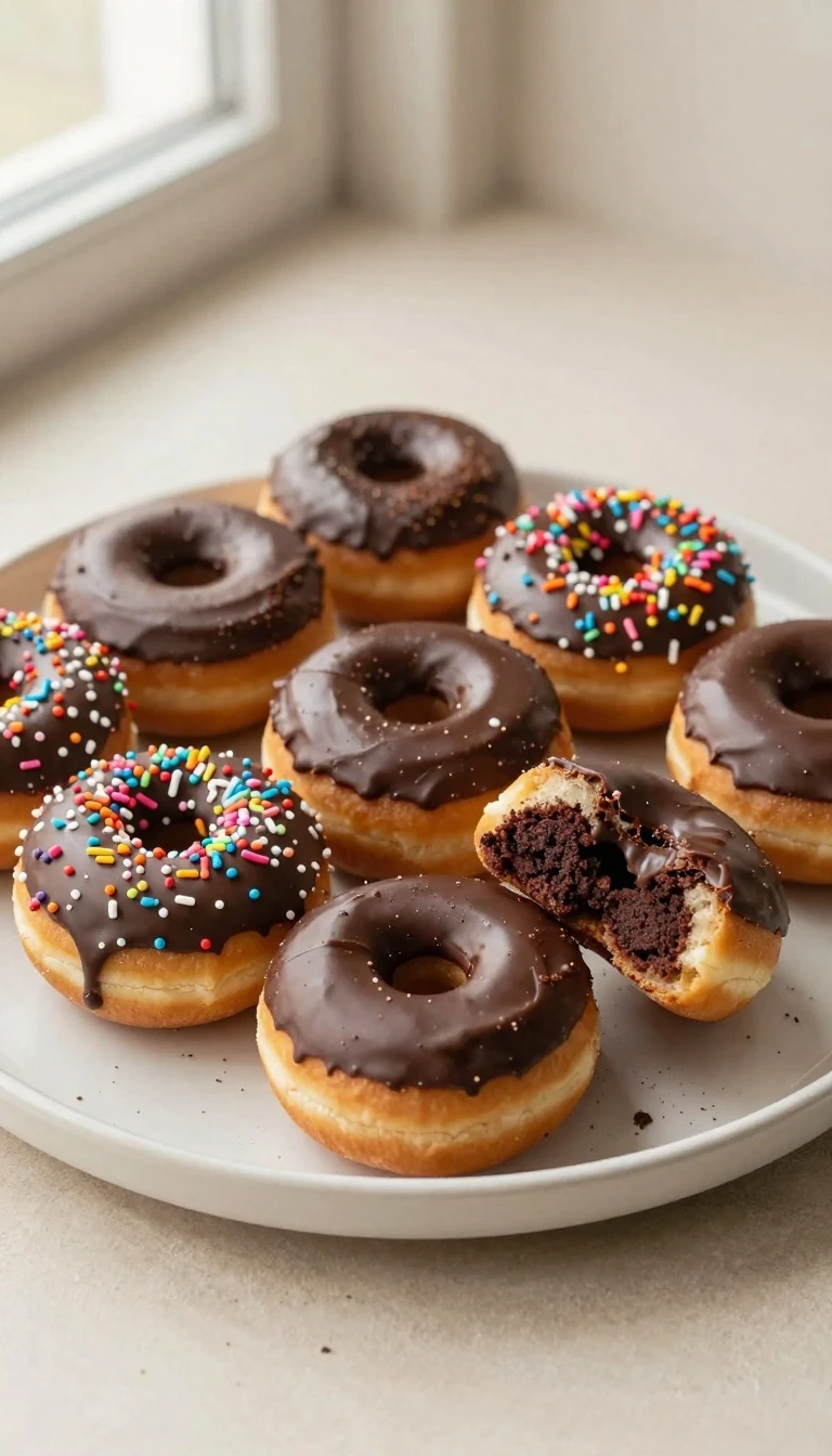 Classic Chocolate Cake Donut Recipe with Silky Glaze