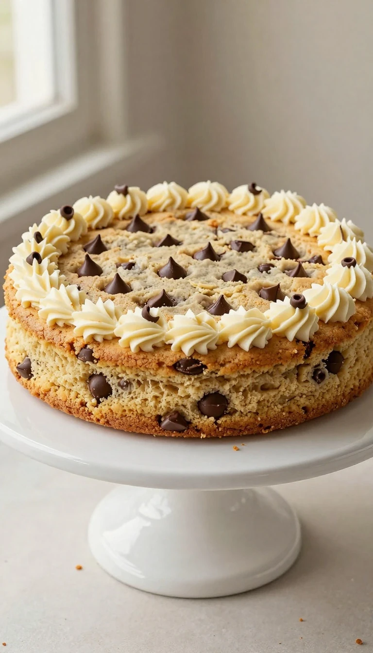 Best Chocolate Chip Cookie Cake Recipe: Soft, Chewy, and Easy