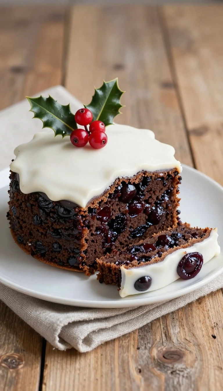 Classic Christmas Cake Recipe: Traditional British Rich Fruit Cake