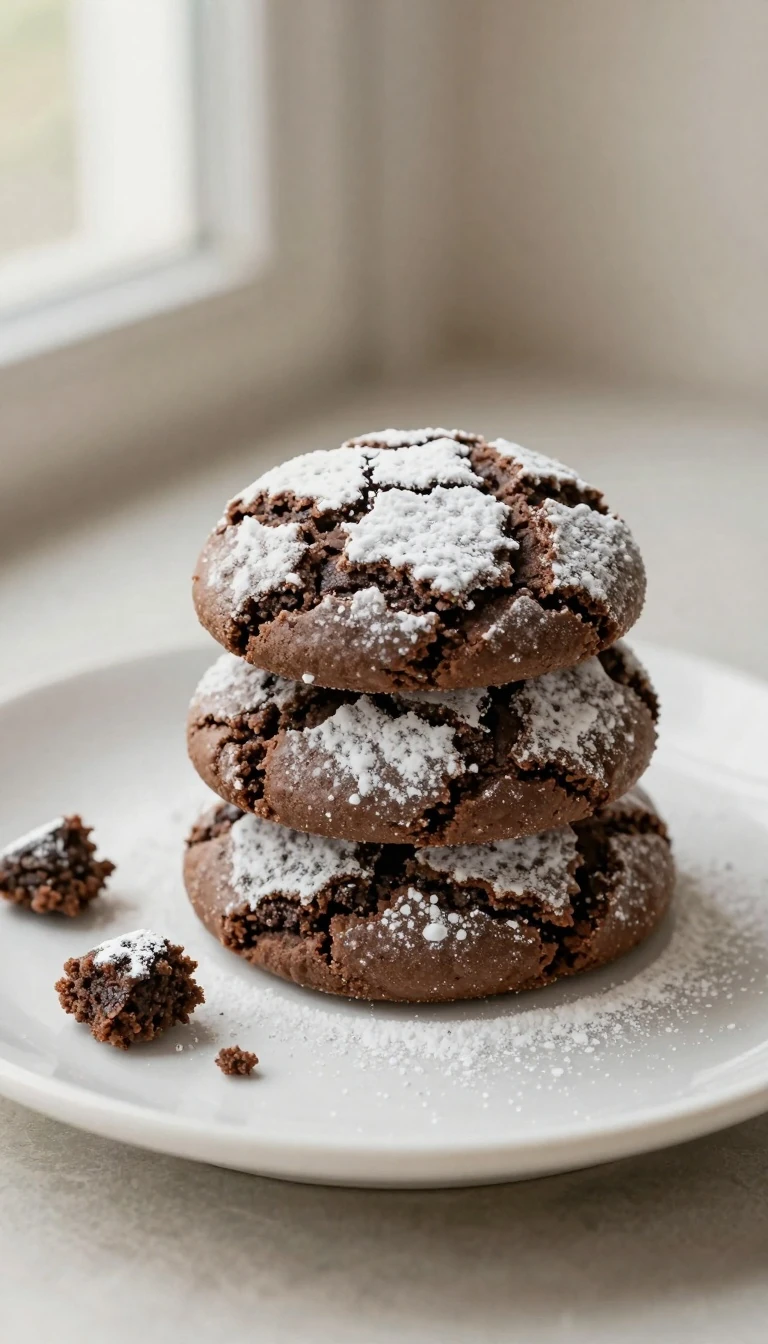 Easy Cake Mix Crinkle Cookies Recipe: Soft, Fudgy Chocolate Cookies