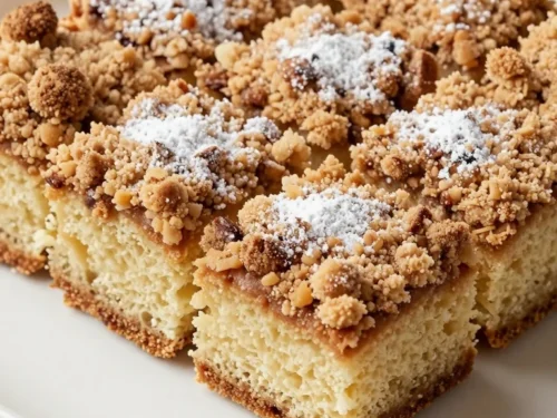Easy Crumb Cake Recipe with Big, Buttery Cinnamon Crumbs
