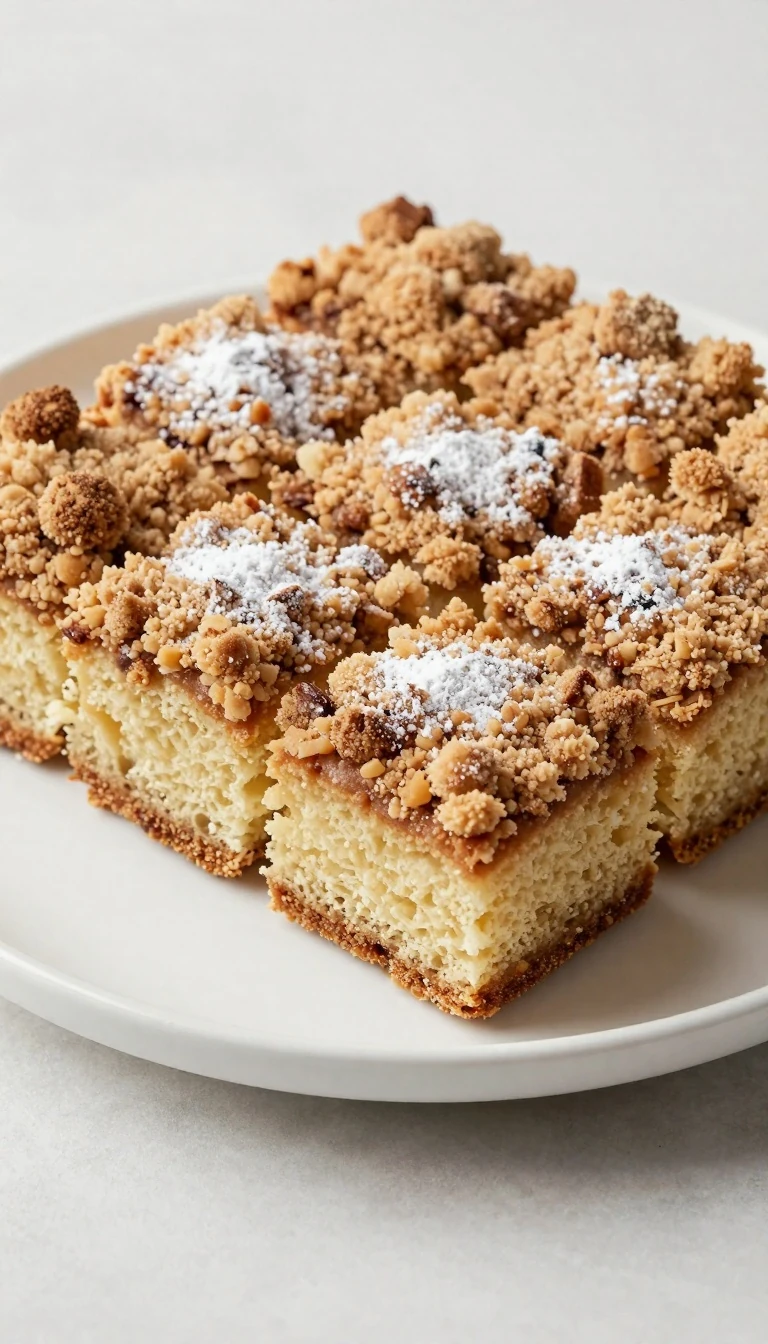 Easy Crumb Cake Recipe with Big, Buttery Cinnamon Crumbs