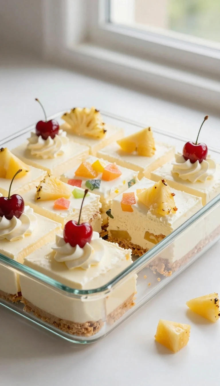 Dream Cake Recipe: Creamy No-Bake Fruit Cocktail Dessert