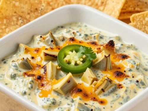 Easy Creamy Mexican Artichoke Dip Recipe