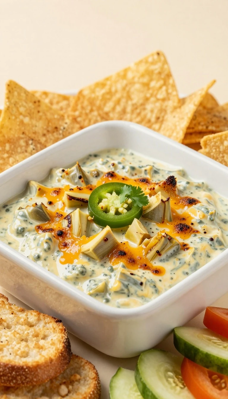 Easy Creamy Mexican Artichoke Dip Recipe