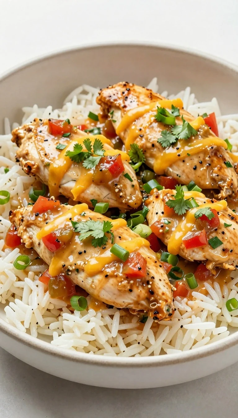 Easy Creamy Salsa Chicken Recipe with Taco Seasoning