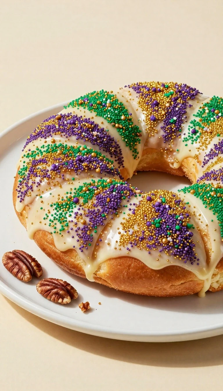 Easy King Cake Recipe: A Soft, Cinnamon-Filled New Orleans Classic