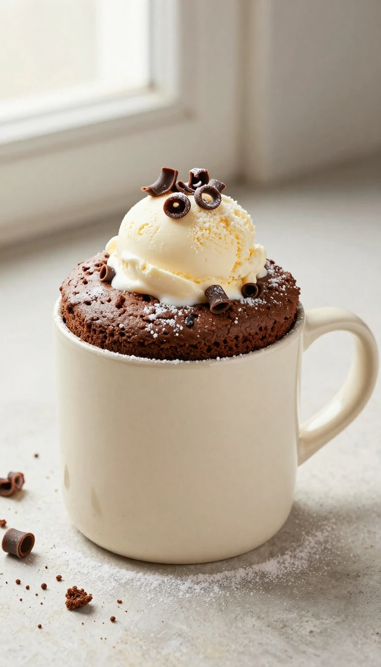 Easy Mug Cake Recipe: A Warm, Gooey Chocolate Cake in Minutes