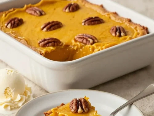 Effortless Pumpkin Dump Cake Recipe with Yellow Cake Mix