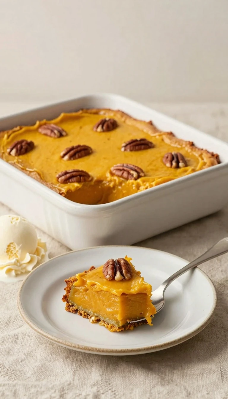 Effortless Pumpkin Dump Cake Recipe with Yellow Cake Mix