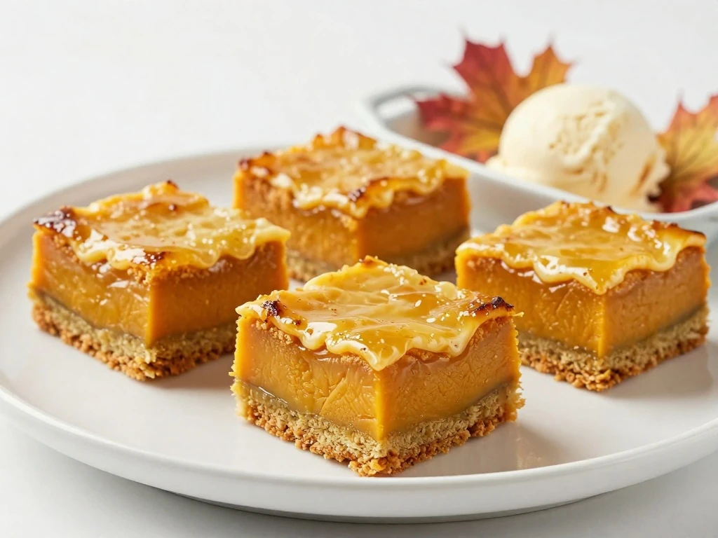 Golden pumpkin dump cake made with yellow cake mix