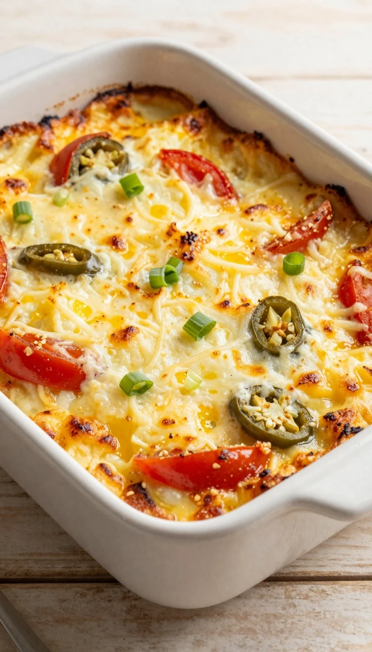 Cheesy Tex-Mex Eggs Rotel breakfast bake