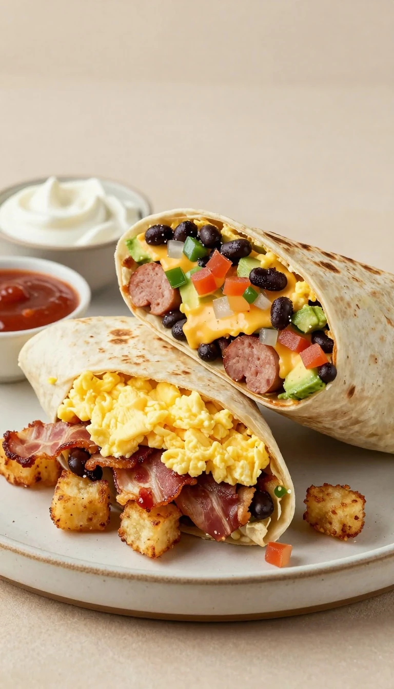 Everything Burrito Recipe: The Ultimate Loaded Breakfast Burrito