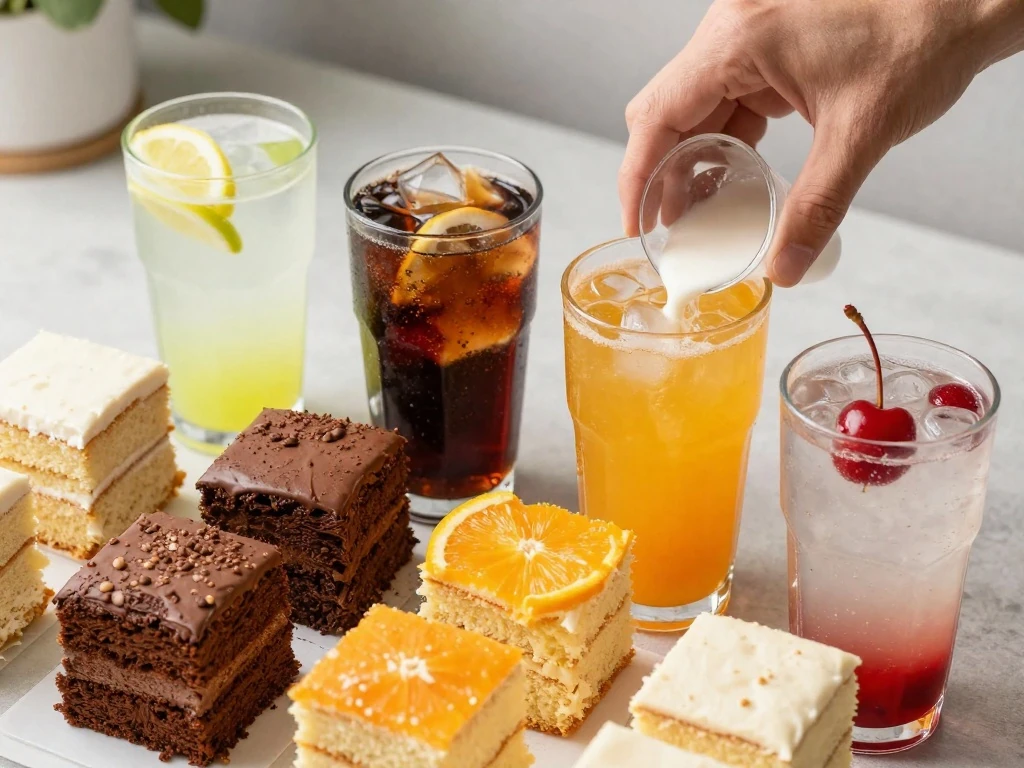 Popular soda and cake mix flavor combinations