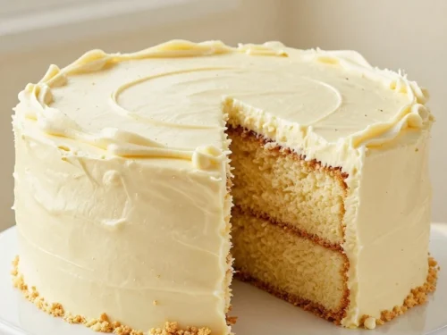Easy Fluffy Vanilla Cake Recipe for a Soft, Moist Crumb