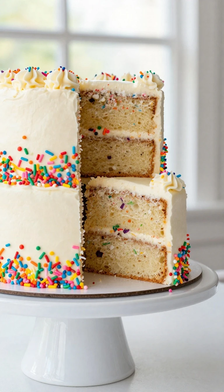 Homemade Funfetti Cake Recipe for Birthdays and Celebrations