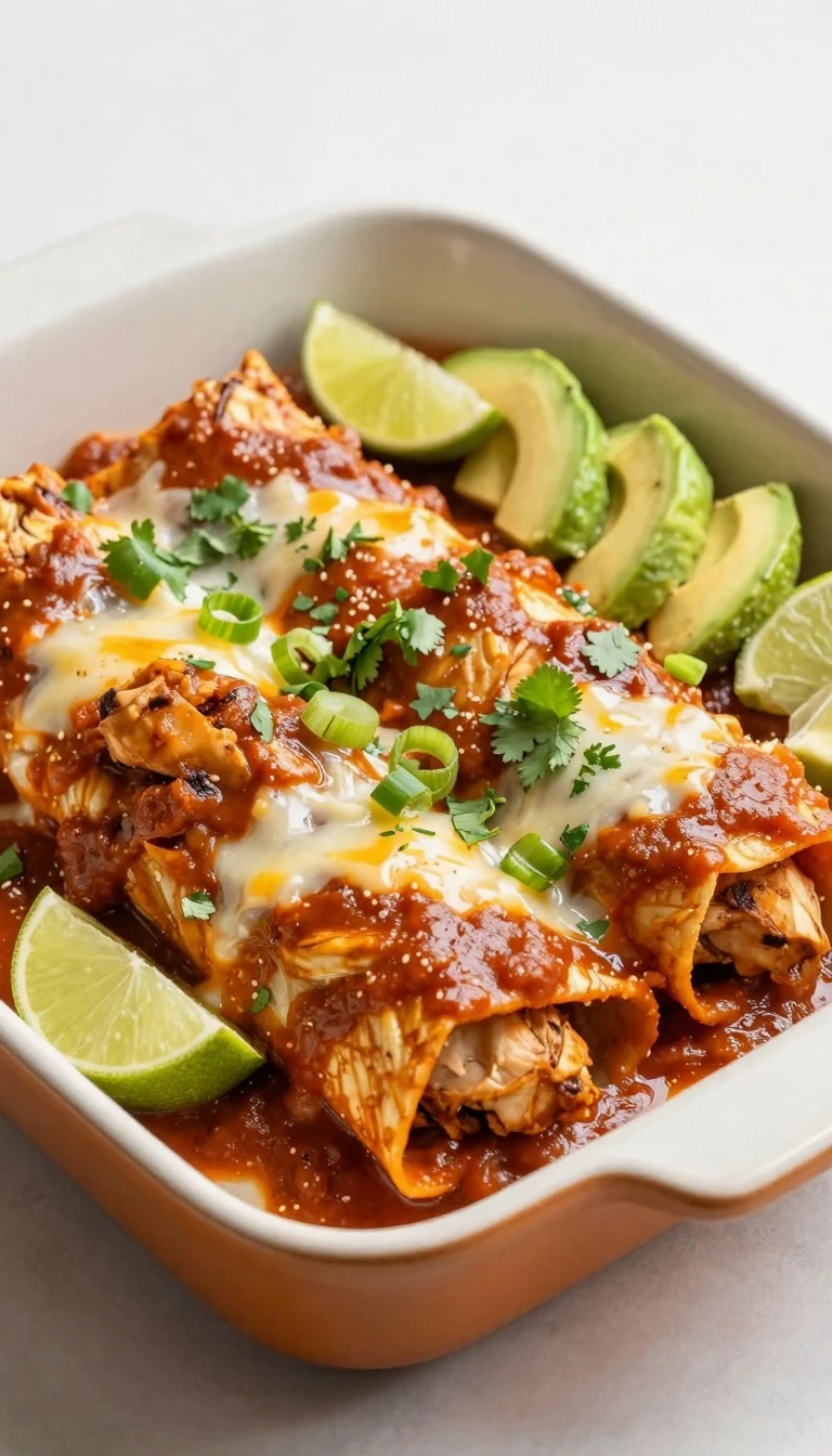 Gluten-Free and Dairy-Free Chicken Enchiladas Recipe
