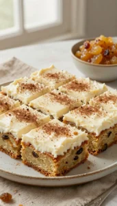 Grandma’s Spanish Bar Cake Recipe with Spiced Applesauce