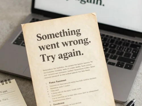 Something Went Wrong. Try Again.: How to Identify the Missing Classic Recipe
