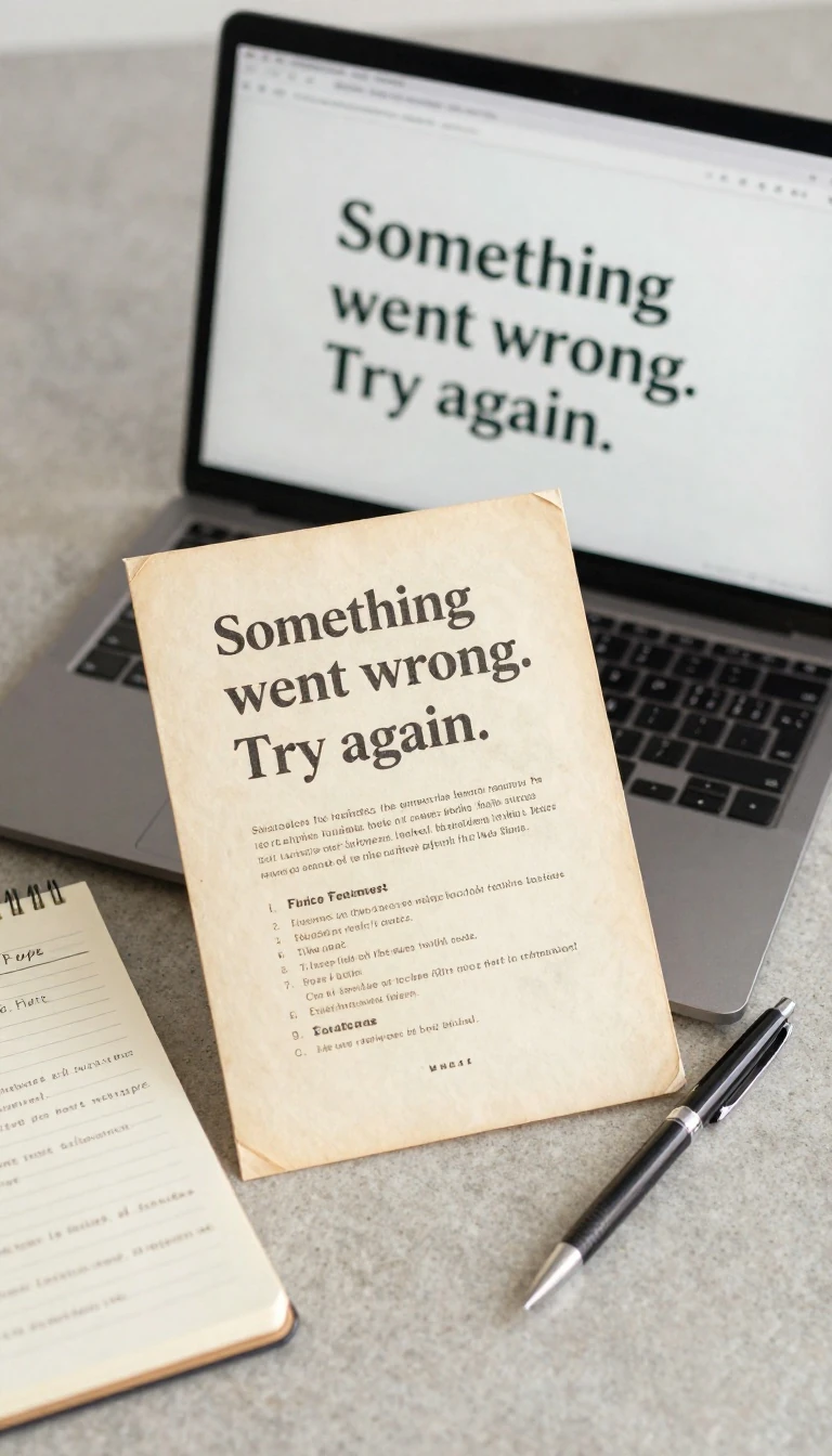 Something Went Wrong. Try Again.: How to Identify the Missing Classic Recipe