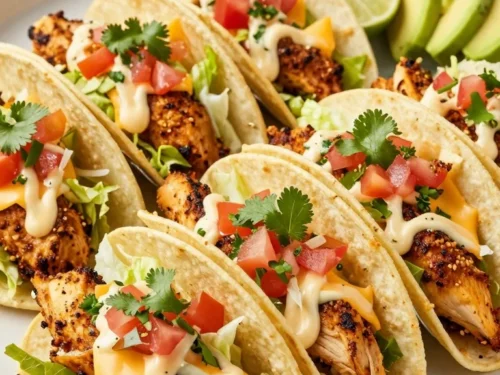 Easy Ground Chicken Tacos with Creamy Salsa Recipe