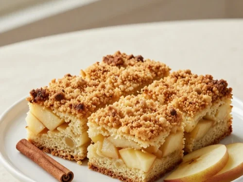Heavenly Apple Crumb Cake Recipe with Cinnamon Streusel