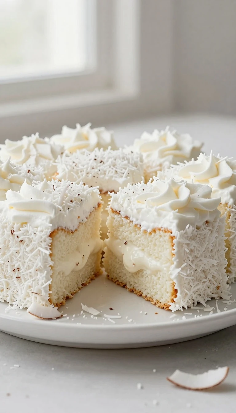 Heavenly Coconut Cake Recipe: Easy Coconut Poke Cake