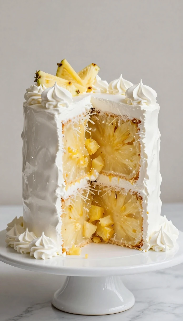 Heavenly Dominican Bizcocho Recipe with Pineapple Filling