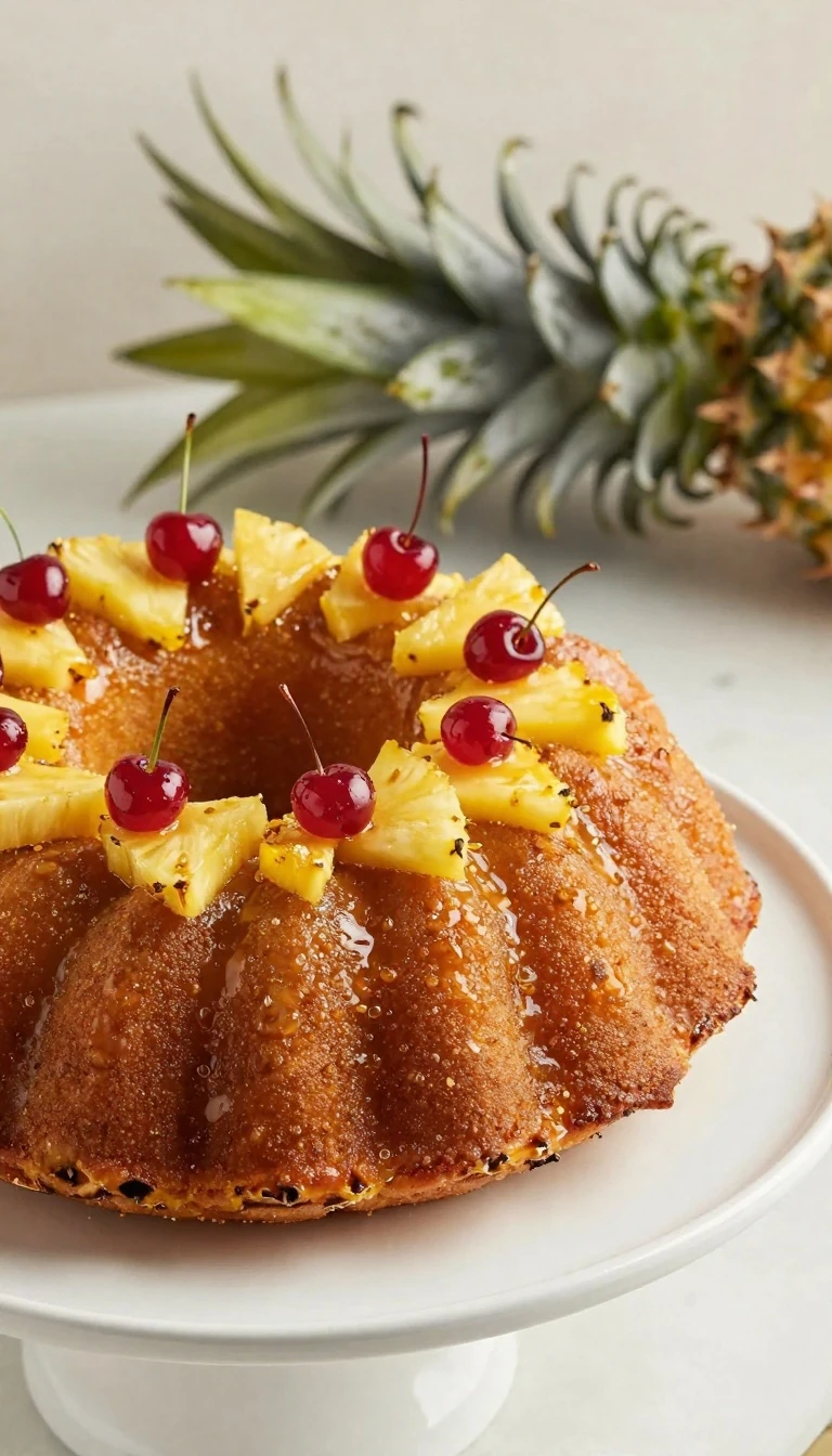 Heavenly Pineapple Upside Down Bundt Cake Recipe