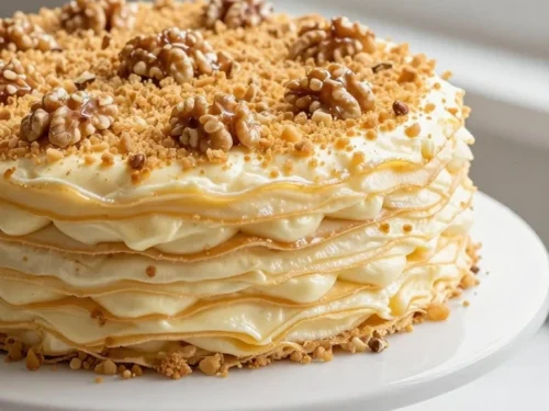 Heavenly Russian Honey Cake Medovik Recipe