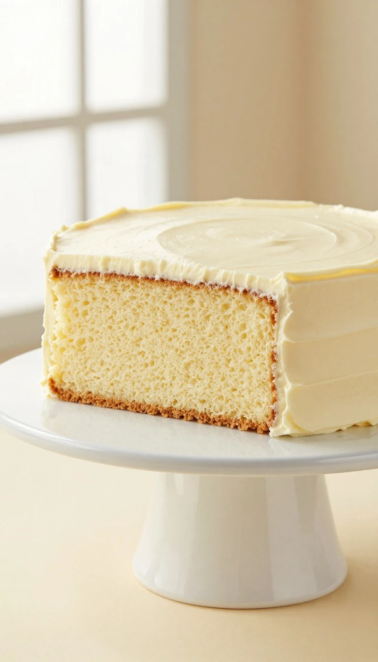 Heavenly Soft Vanilla Cake Recipe: Easy, Fluffy, and Buttery