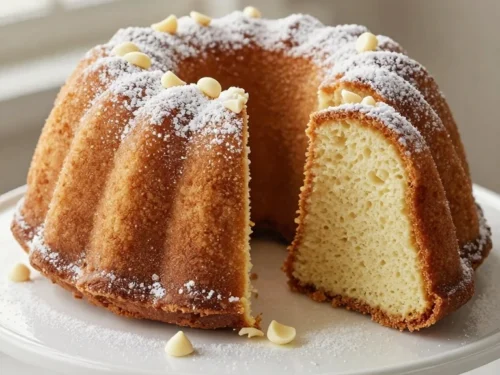 Heavenly White German Chocolate Cake Recipe: Moist White Chocolate Bundt Cake