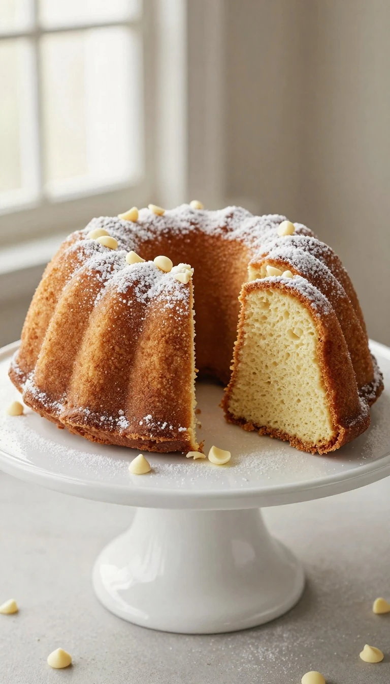 Heavenly White German Chocolate Cake Recipe: Moist White Chocolate Bundt Cake