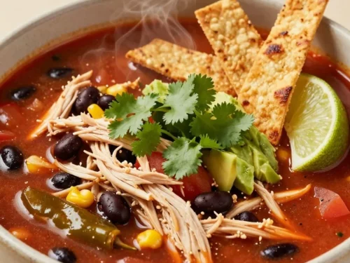 Kara's Chicken Tortilla Soup: Easy Slow-Cooker Diet Recipe