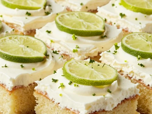 Key Lime Cake Recipe with Cream Cheese Frosting