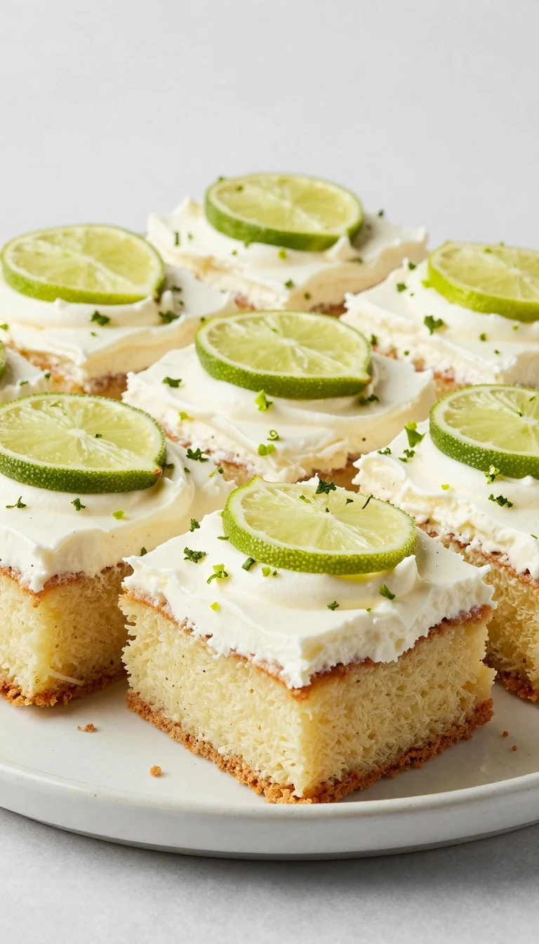 Key Lime Cake Recipe with Cream Cheese Frosting