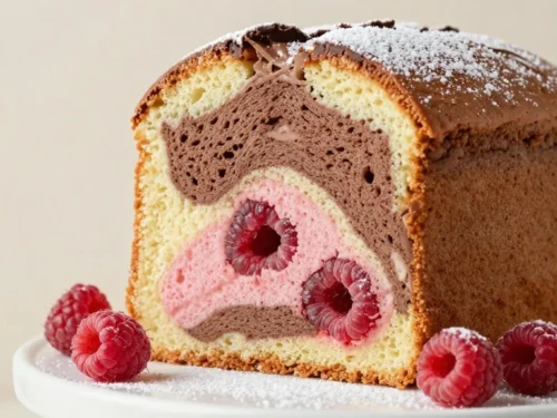 Super Soft and Fluffy Marble Cake Recipe